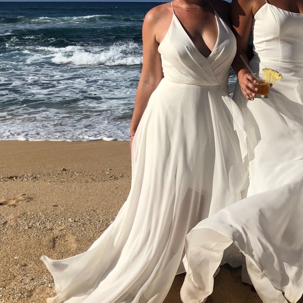 Jenny Yoo Collection Luxe Chiffon Gown size 10